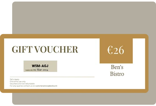 Tableo Gift vouchers